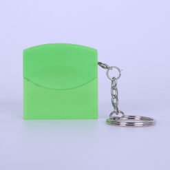Rectangular Keychain Universal Cartoon Name Stamp - Green