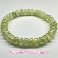 Handmade Green Agate Bead Bracelet - 12style