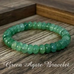 Handmade Green Agate Bead Bracelet - 4style