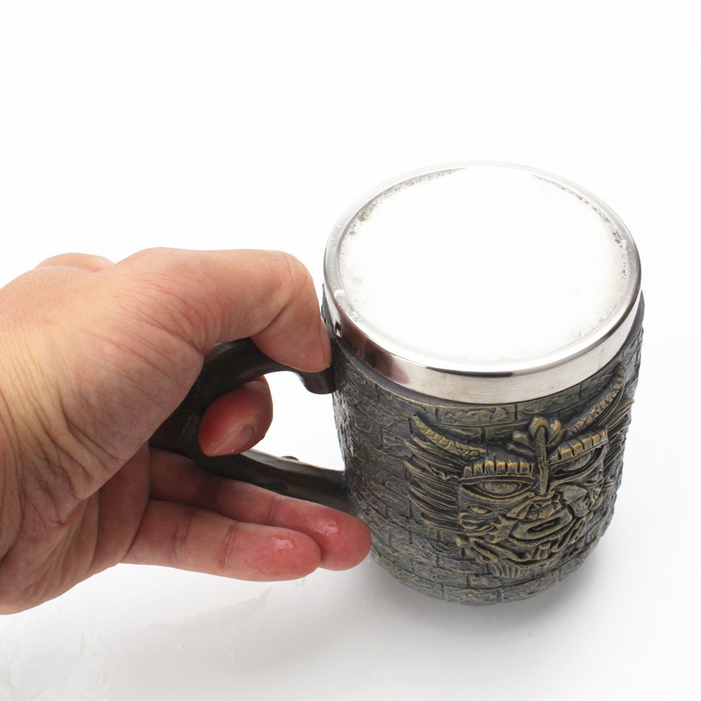 Stone Face Beer Mug Elder Mug Mug Coffee - Image 2