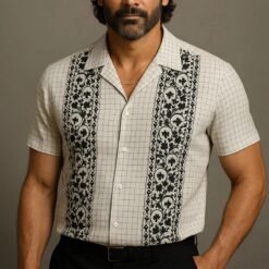 Fashion Casual Print Hawaiian Shirts For Men - Style 3, 3XL