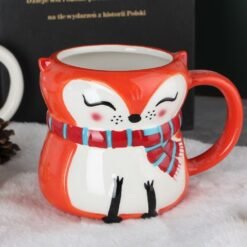 Fashion Funny Mug Creative Cartoon Mug Large Capacity Coffee Cup - J